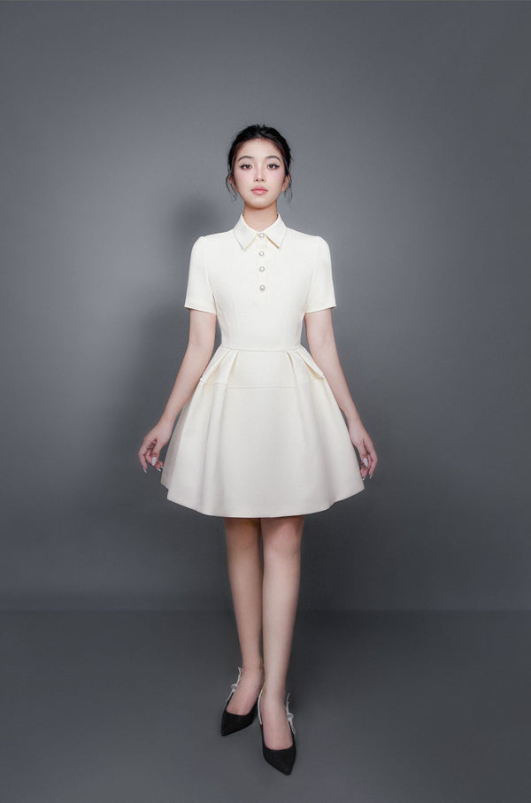 EVETTE Dress with Shortsleeves