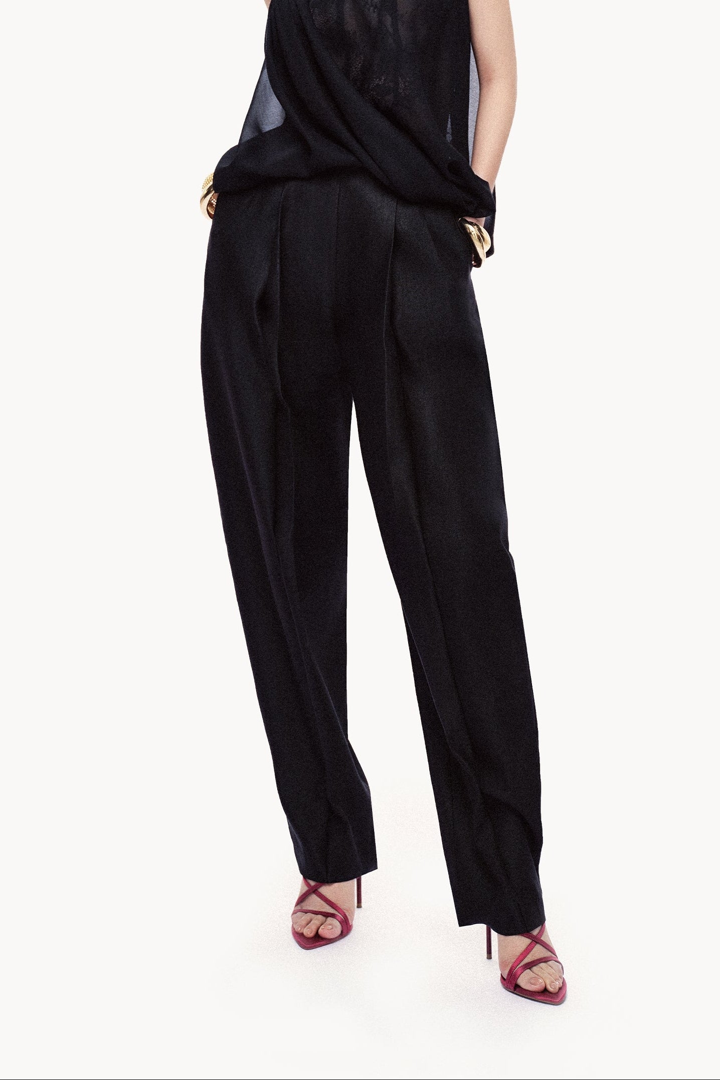 BULBE Pleated Trousers