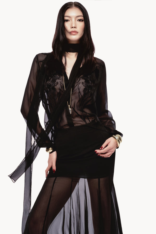 LAN Embroidered Shirt