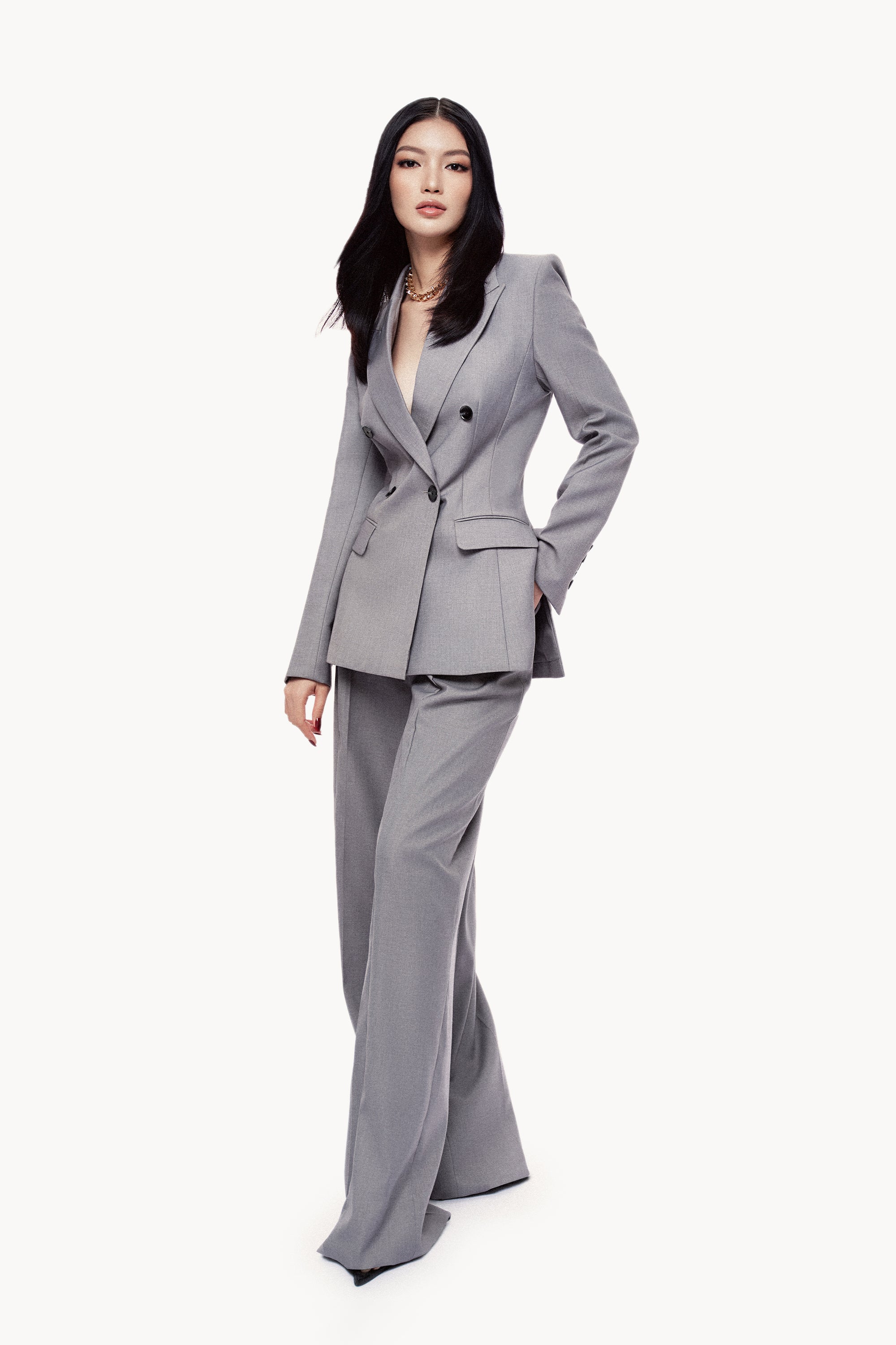 Double-pleated Trousers