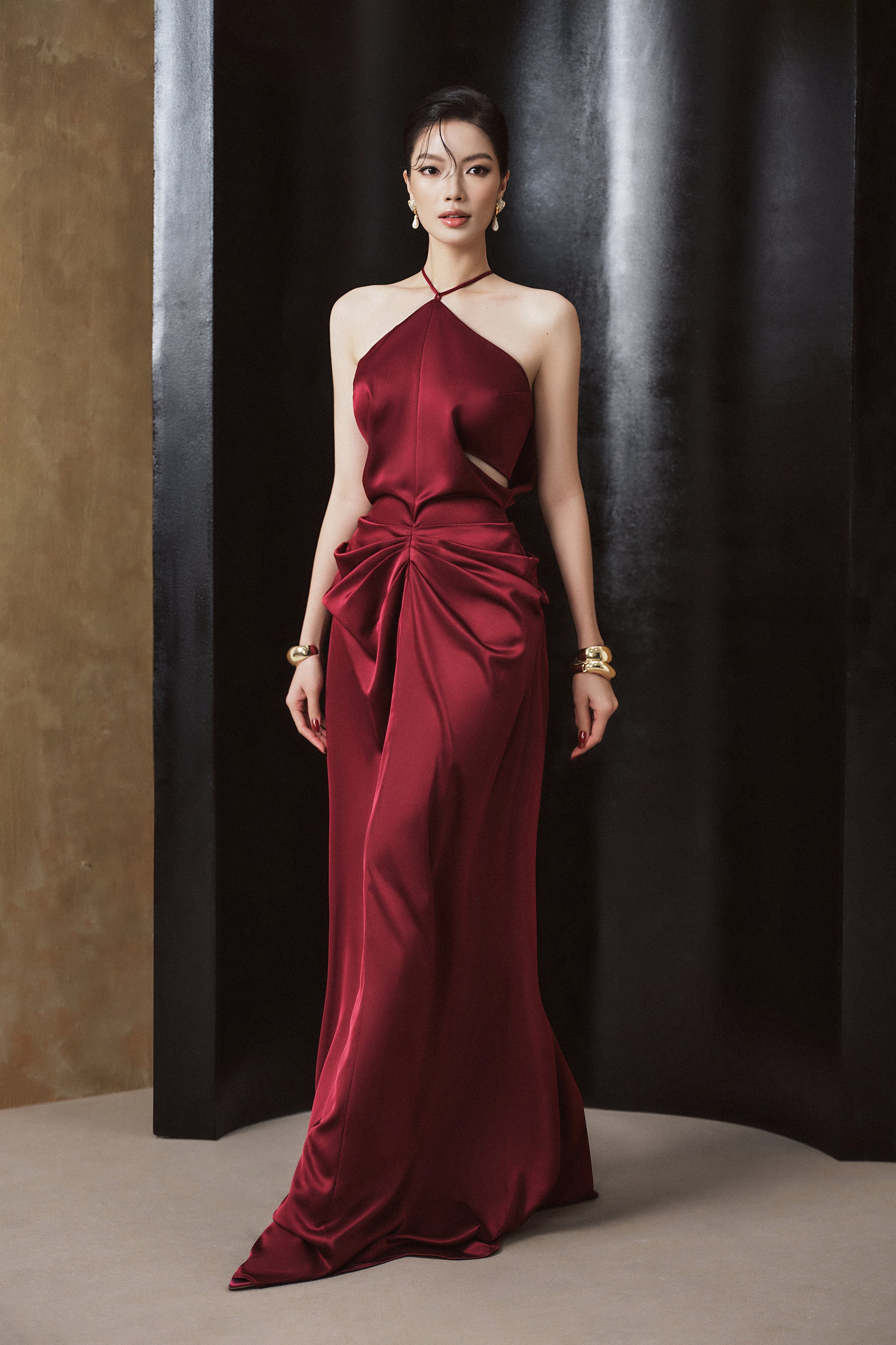 RIDEAU Gathered Long Dess