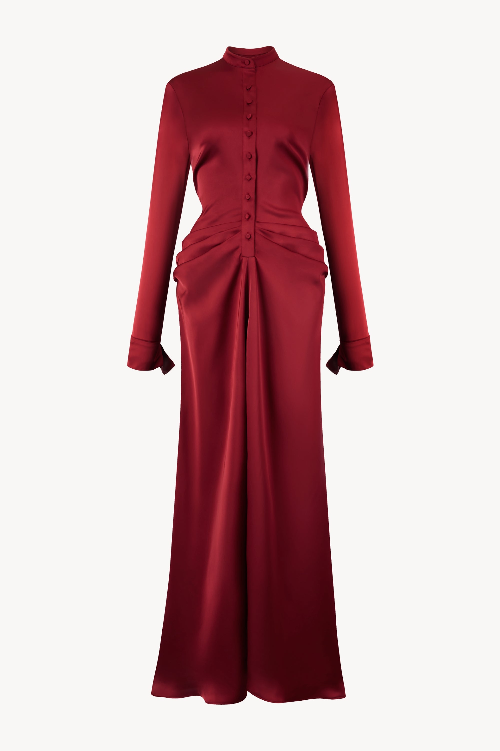 VIN Gathered Shirtdress