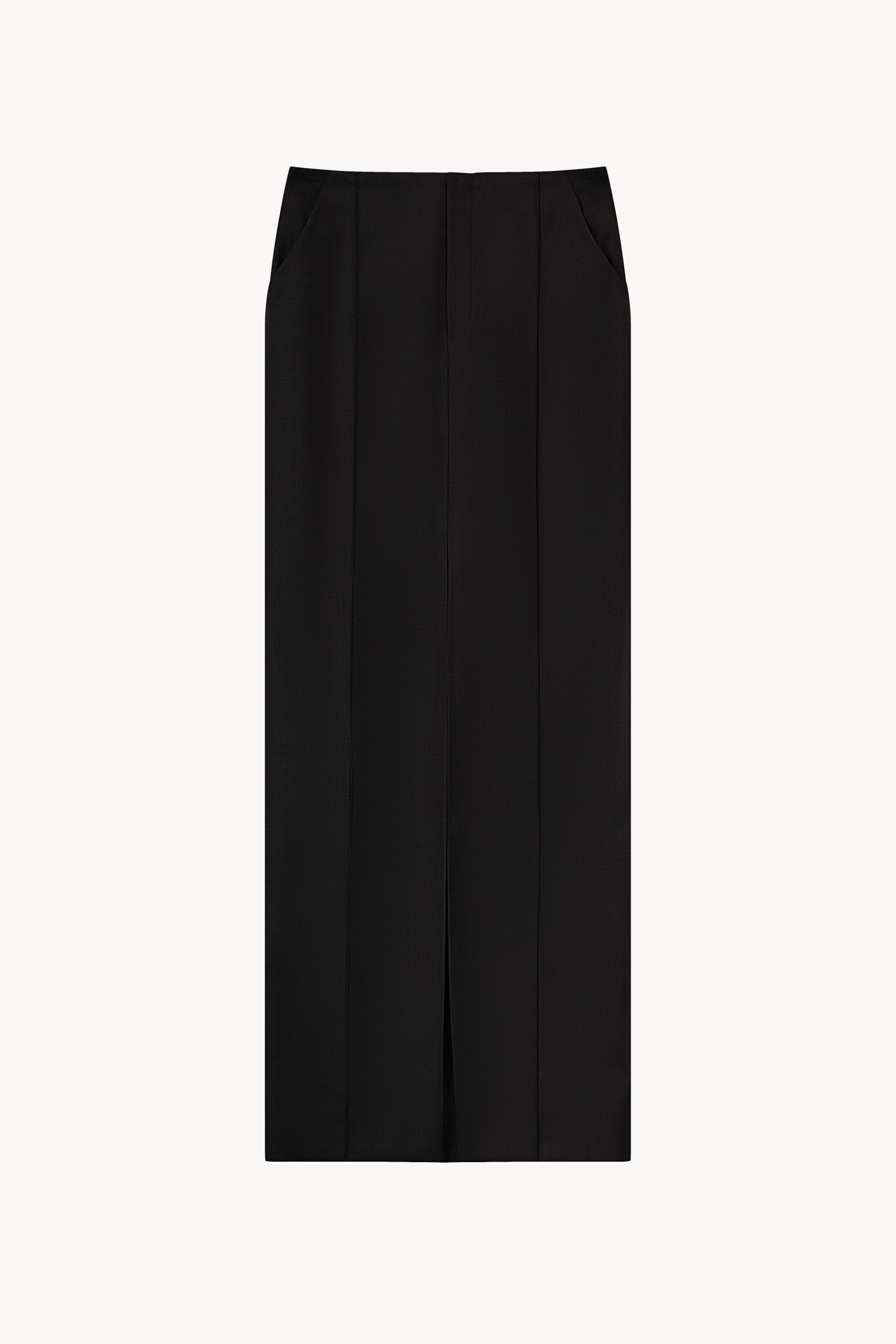 Front-slit Maxi Skirt