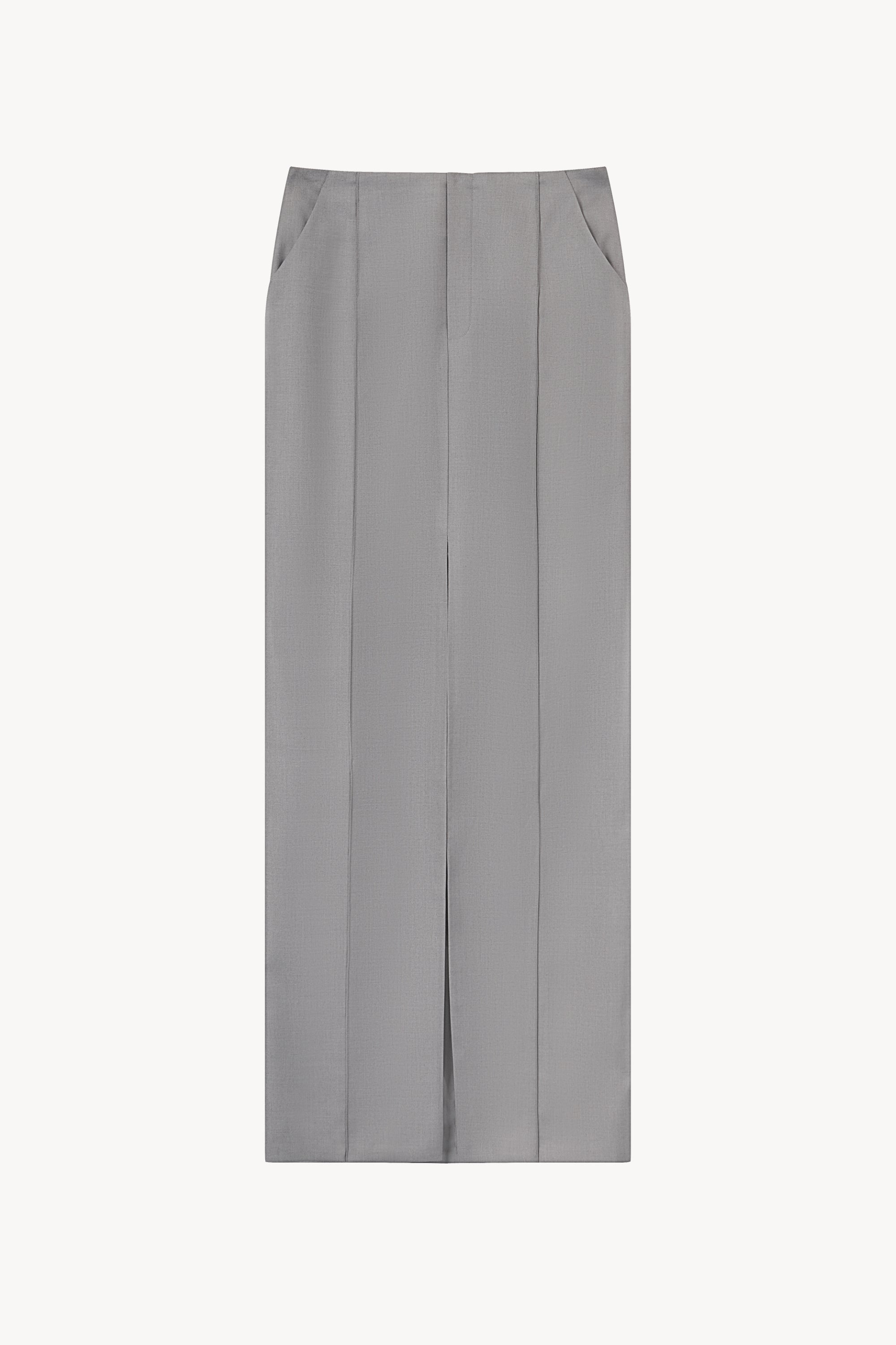 Front-slit Maxi Skirt