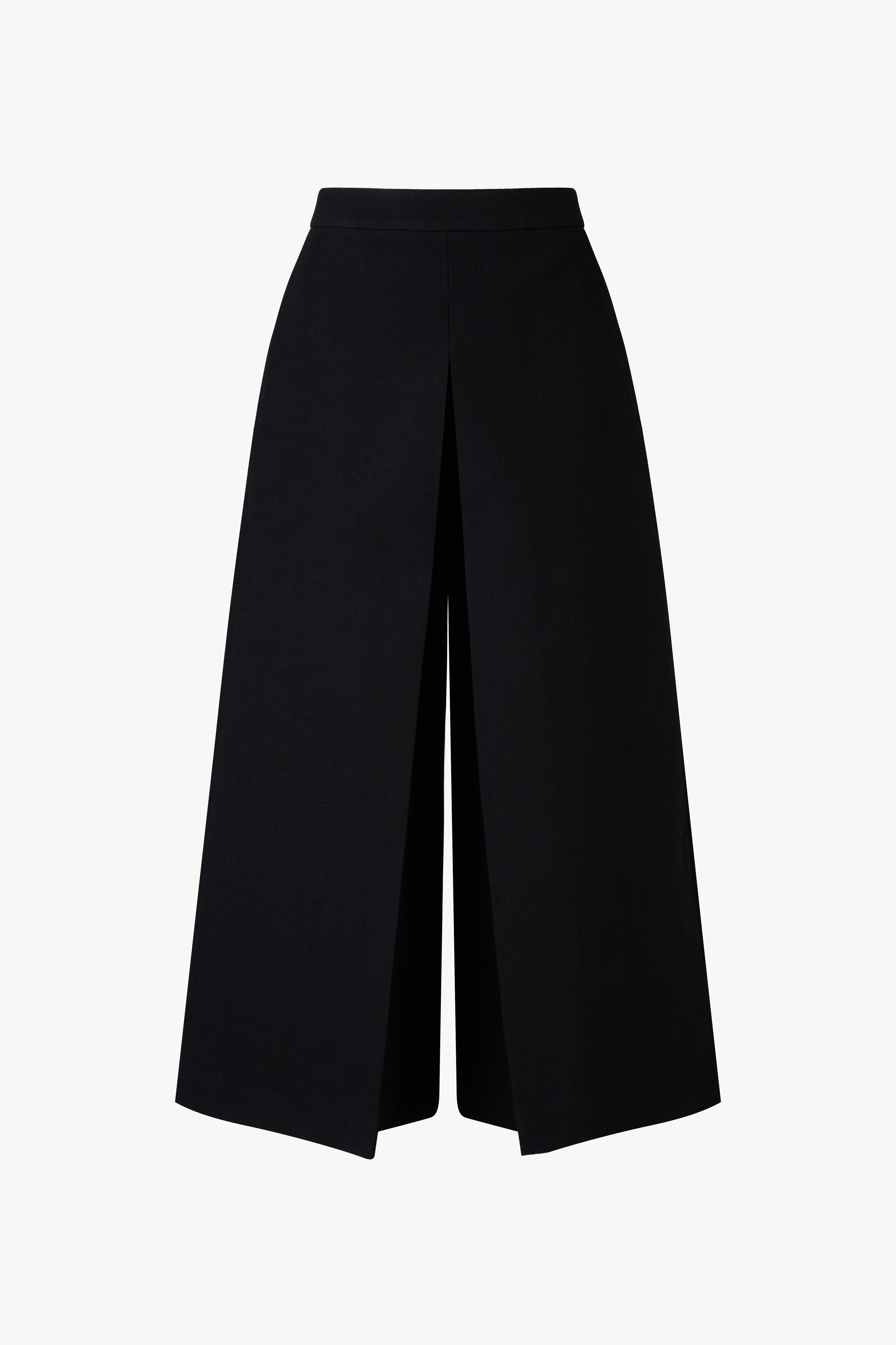 Box Pleated Wide-leg Culottes