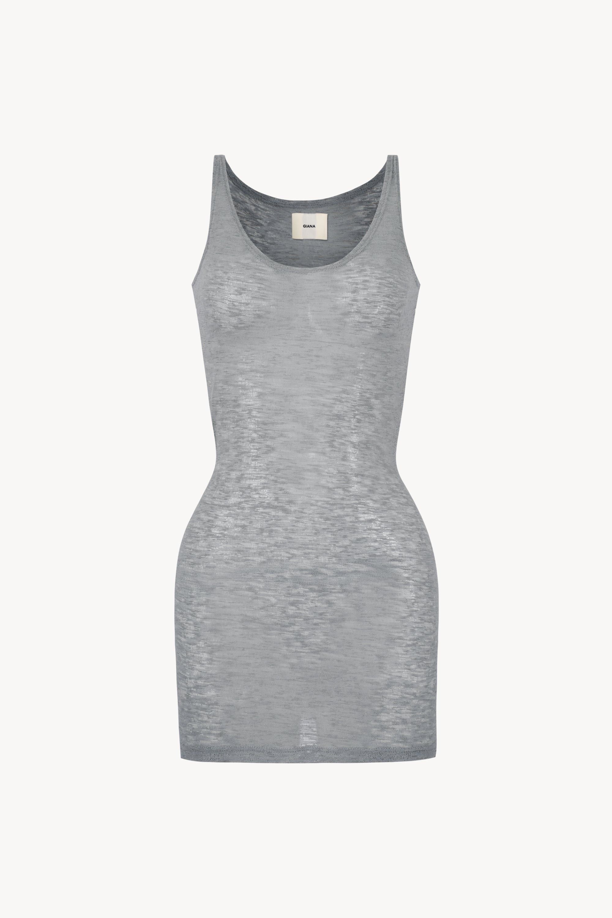 Scoop-neck Tank Dress