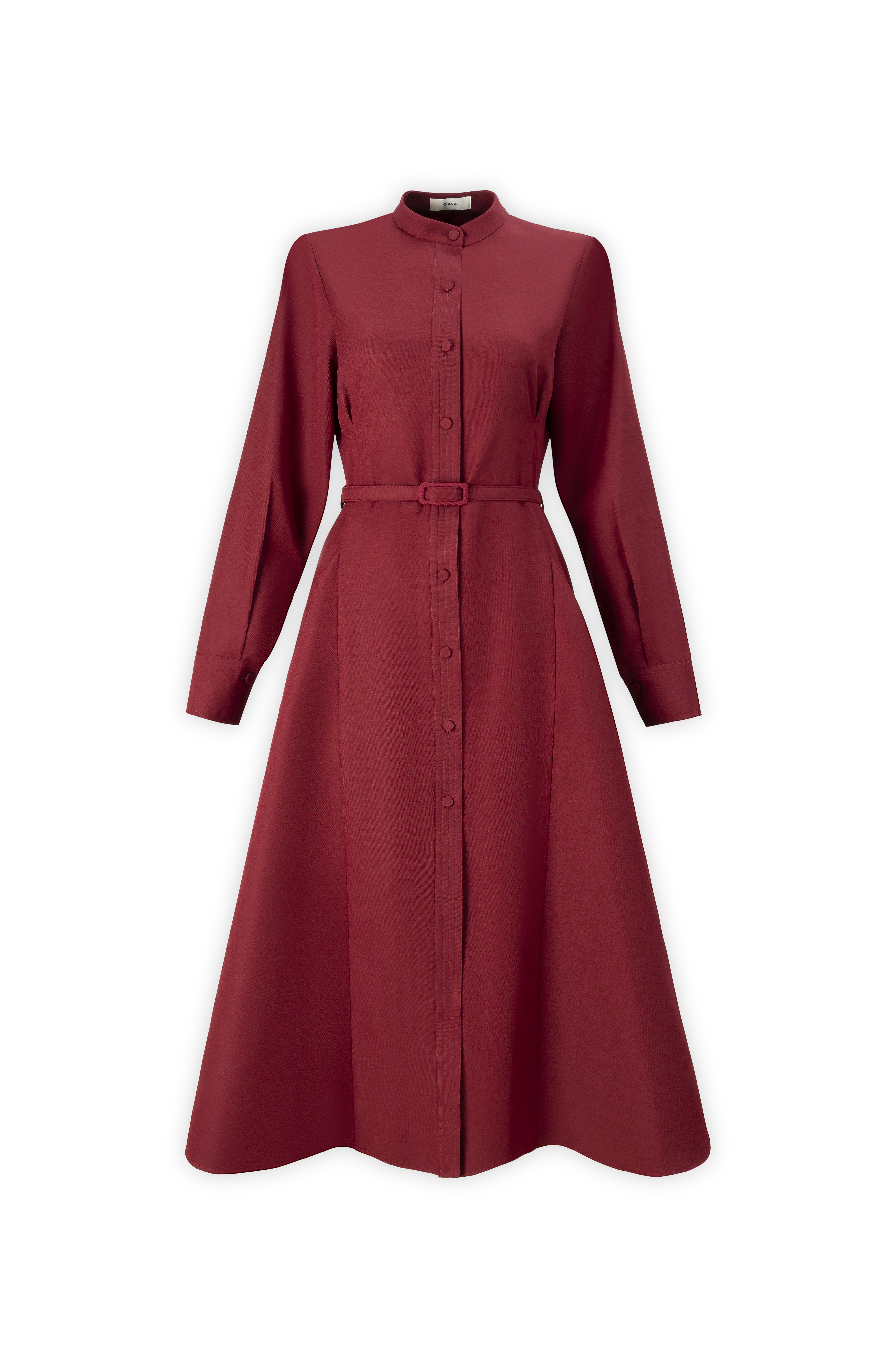 Soft-tailor Belted Shirtdress