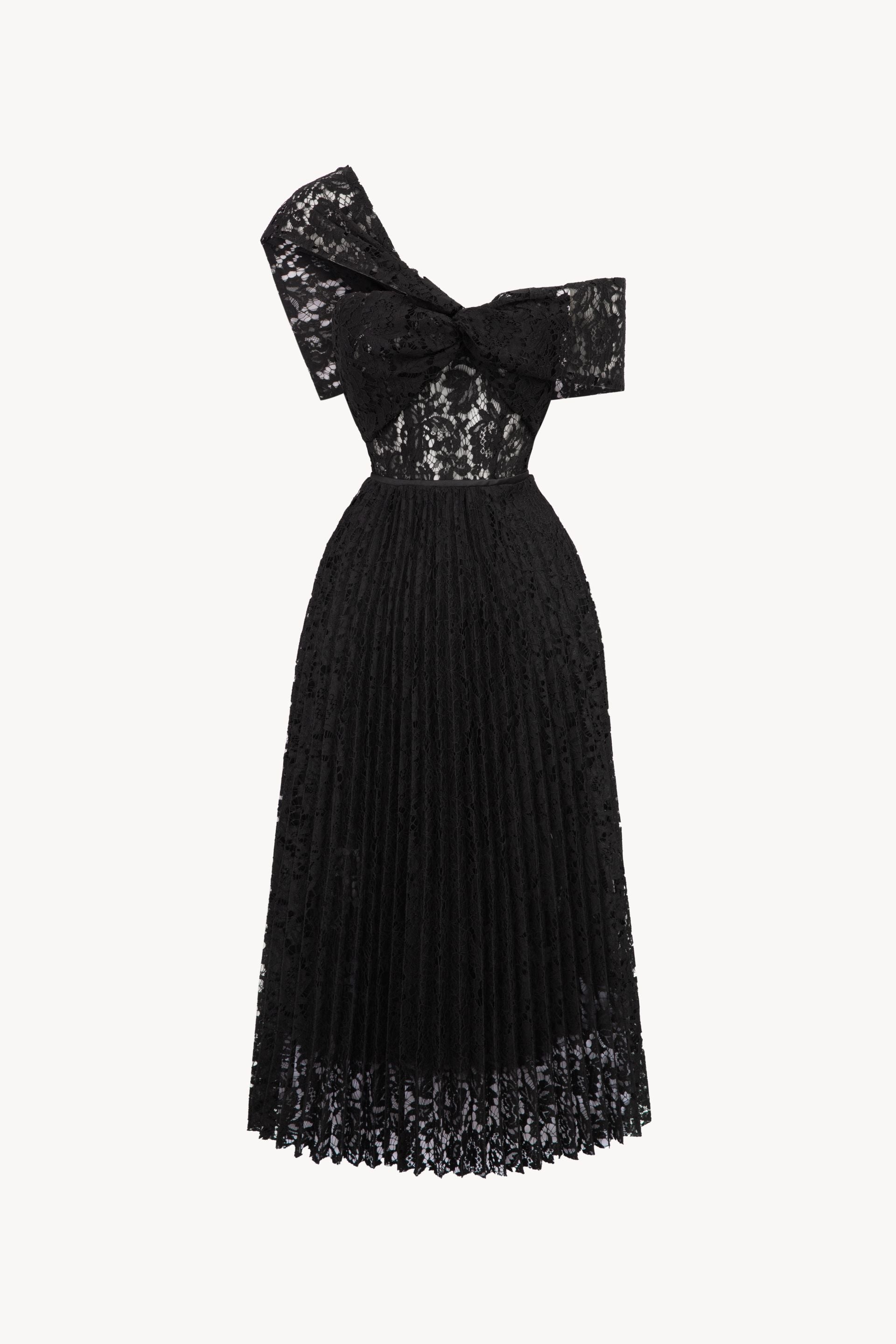 EDITH Lace Midi Dress – GIANA official website